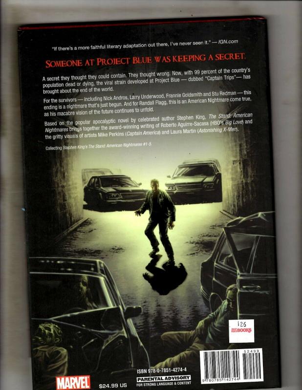 The Stand American Nightmares Marvel Comics Graphic Novel Book HARDCOVER J352