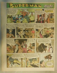 (51) Superman Sunday Pages by Wayne Boring 1956 Near Complete Year Tabloid Size