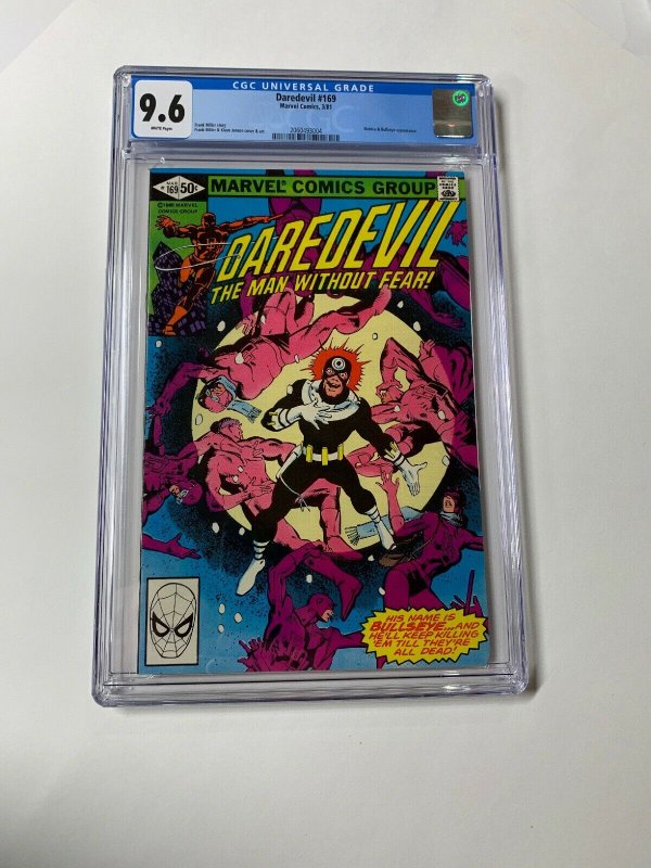 Daredevil #169 CGC graded 9.6