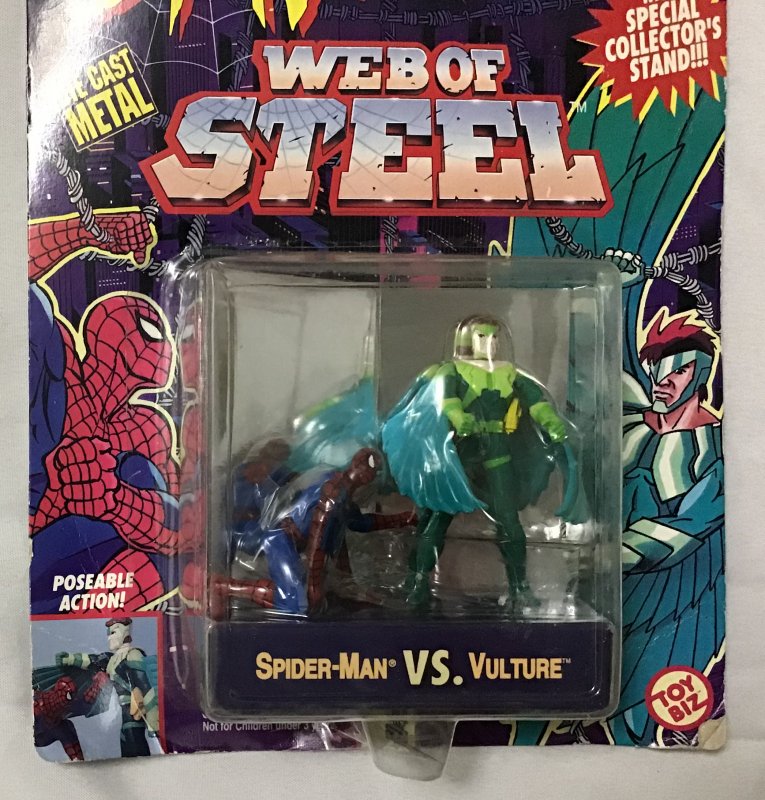 ToyBiz Superhero die cast metal model Spider-Man vs. Vulture