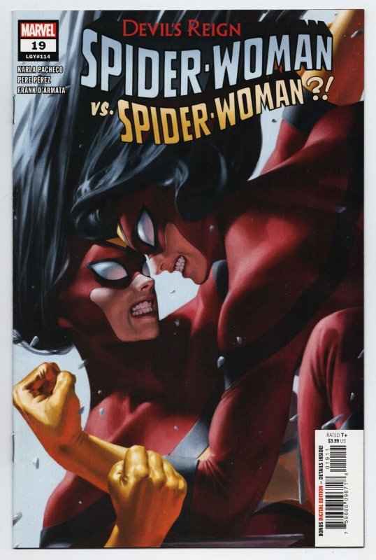 Spider-Woman 19 Yoon Main Cover Marvel 2022 NM