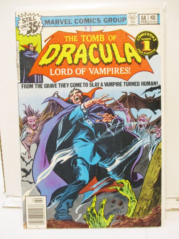 Tomb Of Dracula 68 Marvel Comics 1979 Comic Books Bronze Age Marvel Dracula Horror 