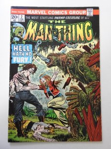 Man-Thing #2 (1974) FN Condition! signed no cert