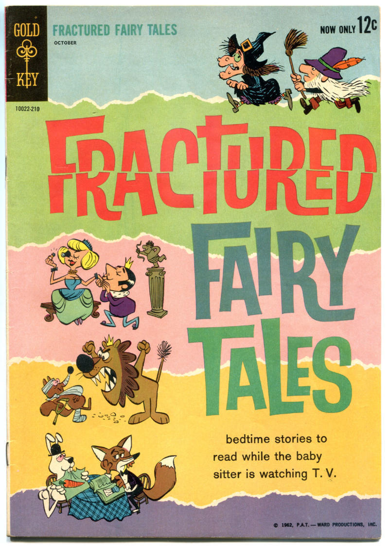 Fractured Fairy Tales 1 Fn Fn Gold Key 1962 Snow White Aesop Cinderella Comic Books Silver Age Hipcomic