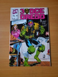 Judge Dredd v2 #16 ~ NEAR MINT NM ~ 1988 Quality Comics