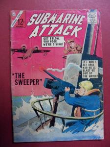 SUBMARINE ATTACK #47 (GOOD OR BETTER 2.0) 12 CENT COVER CHARLTON COMCS 1965