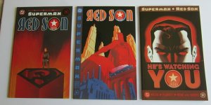 Superman Red Son #1 2 3 Complete Set High Grade NM 1st Print DC Comics 2003