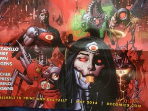 NEW 52 FUTURES END  Promo Poster, 22 x 34, 2014, DC Unused more in our store 535