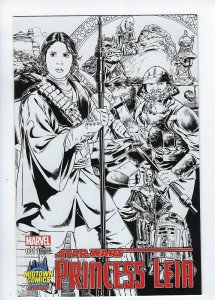 ?Star Wars Princess Leia #1 Mark Brooks HTF Exclusive Set (2015) {NM} ?