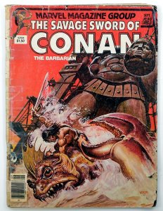 The Savage Sword of Conan #80 Marvel Magazine Group 1982 John Buscema