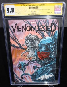 Venomized #1 CGC (9.8) Signed & Sketched by Skan Srisuwan & Steve Lydic - 2018