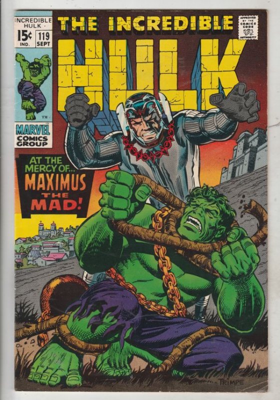 Incredible Hulk #119 (Sep-69) VF+ High-Grade Hulk