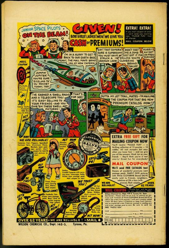 Journey into Unknown Worlds #55 1957- Atlas comics- Crandall art VG