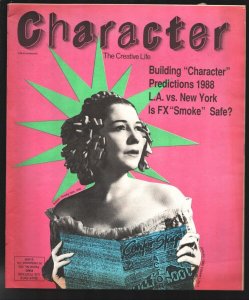 Character #1 1/1988-!st issue for those going into the acting field-predictio...