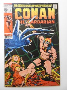 Conan the Barbarian #4 (1971) Awesome VF- Condition!!