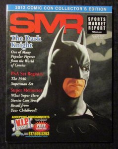 2012 Aug SMR Sports Market Report Magazine VF- 7.5 Batman The Dark Knight