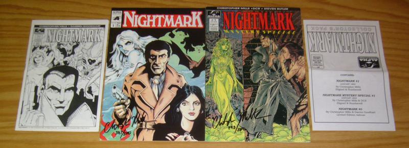 Nightmark Collector's Pack #1 VF/NM signed and numbered - limited ashcan - rare 