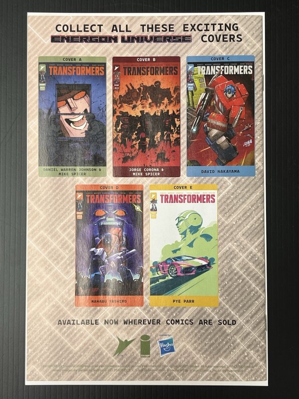 TRANSFORMERS #22 1:10 NAKAYAMA VAR IMAGE 2025 ENERGON IN-HAND PROSHIPPER