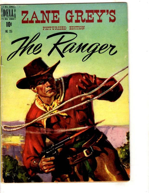 Four Color # 255 FN Dell Golden Age Comic Book Zane Grey Ranger Western JL14