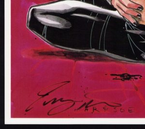 RAZOR FIGHT CLUB by Everette Hartsoe SIGNED 11 x 17 Print