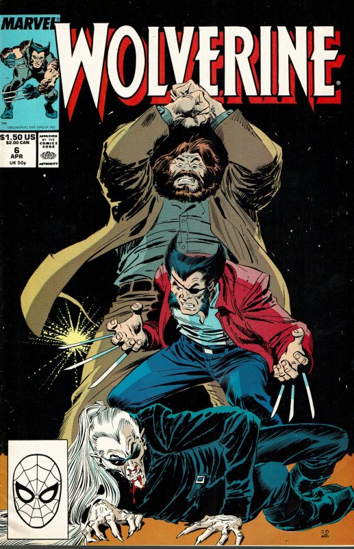 Wolverine #6- VF/NM - 1st Series