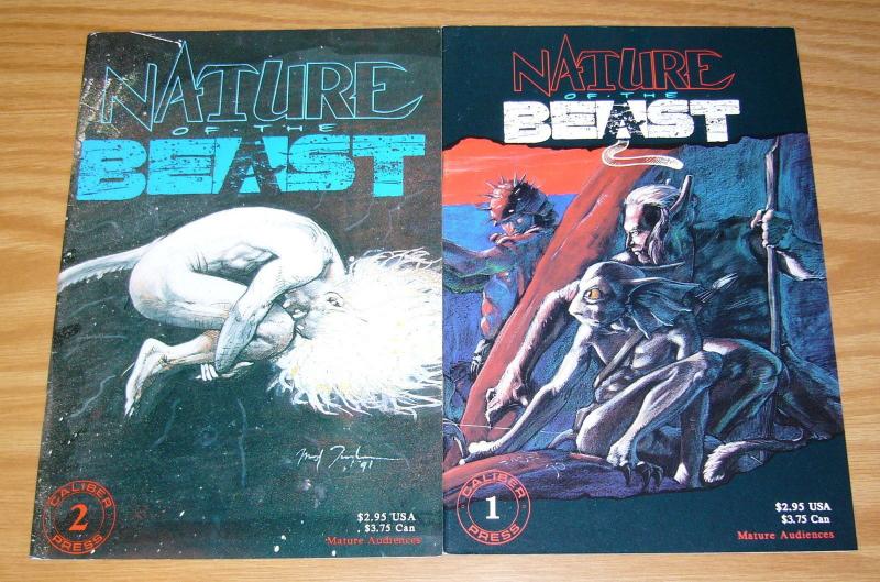 Nature of the Beast #1-2 VF/NM complete series - caliber comics - set lot 1991