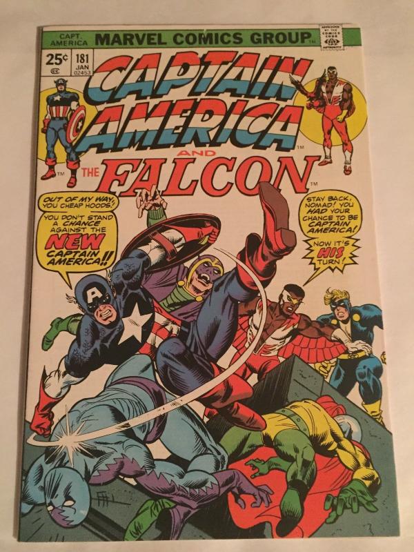 CAPTAIN AMERICA and THE FALCON-V1--#181-- APP. NOMAD & SERPENT SQUAD