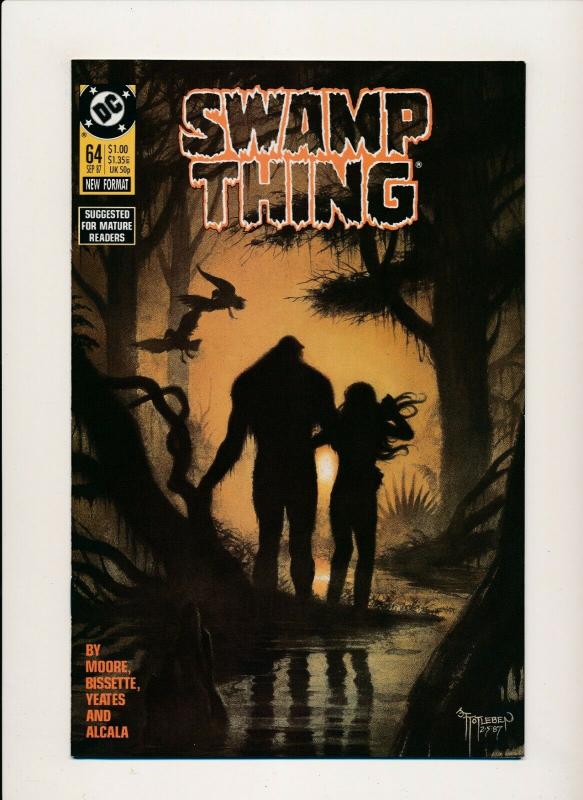 DC Comics SWAMP THING #64 1987 Totleben Cover ~ VF/NM (PF501) 