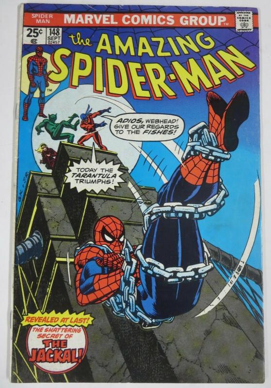 AMAZING SPIDER-MAN  #148 (Marvel,9/1975) VERY GOOD(VG) Tarantula! Conway & Andru