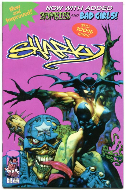 SHARKY #1 2 3 4, NM, Signed by Alex Horley, 1998, more in store, 1-4, B set