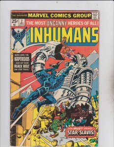From Marvel Comics! The Inhumans! Issue 2! 
