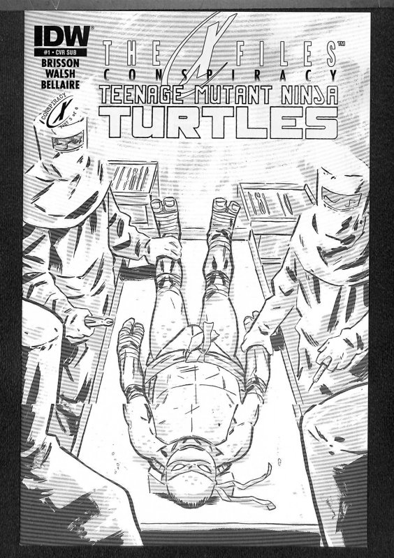 Teenage Mutant Ninja Turtles X-Files Conspiracy #1