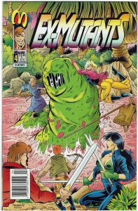 Ex-Mutants #4 Malibu Comics NM-