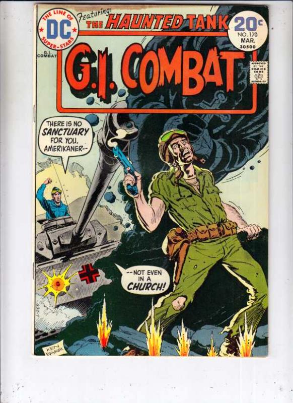 G.I. Combat #170 (Mar-74) VF/NM High-Grade The Haunted Tank