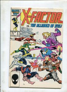 X-FACTOR #5 (7.5) TAPPED OUT! 1ST APP APOCALYPS 1986