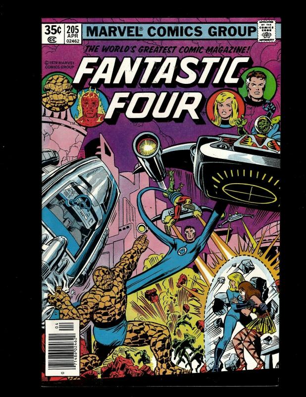 Lot of 8 Fantastic Four Marvel Comic Books #202 203 204 205 206 207 208 209 GK18