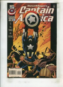 CAPTAIN AMERICA #453 (9.2) SIGNED MARK WAID!! 1996