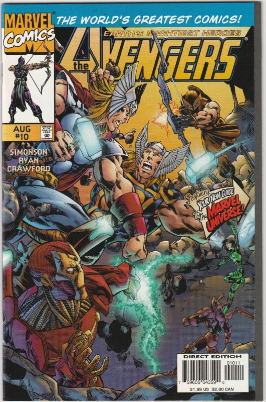 7 The Avengers Marvel Comic Books # 7 8 9 10 11 12 13 Captain America Thor AH7