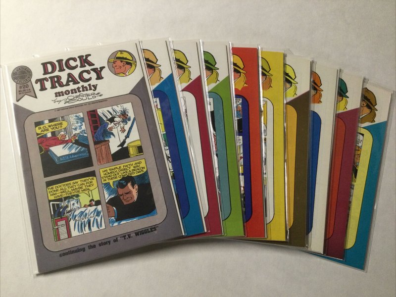 Dick Tracy Monthly 20-29 Lot Set Run Nm- Near Mint- Blackthorne