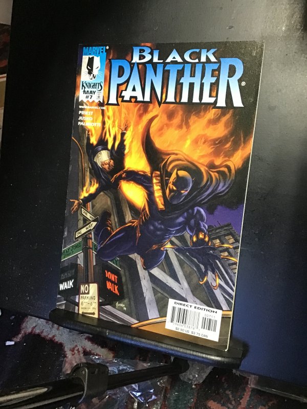 Black Panther #7 (1999) Chris Priest, Joe Jusko art! Wakanda forever! NM- Wow!