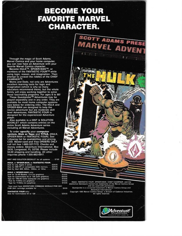 Questprobe #1 Newsstand Edition (1984)