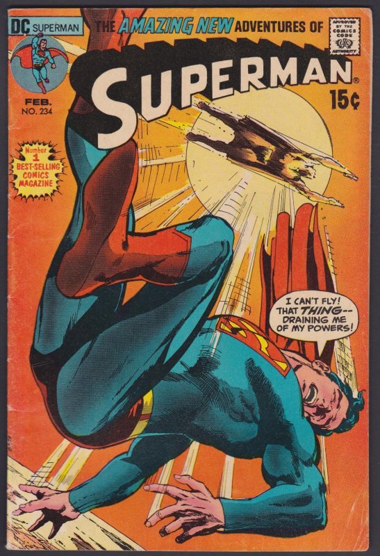 Superman #234 5.0 VG/FN DC Comic - Feb 1971