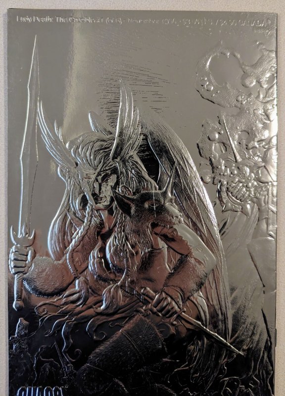 Lady Death: The Crucible #1 Foil Wrap Cover Chaos Upper mid-grade