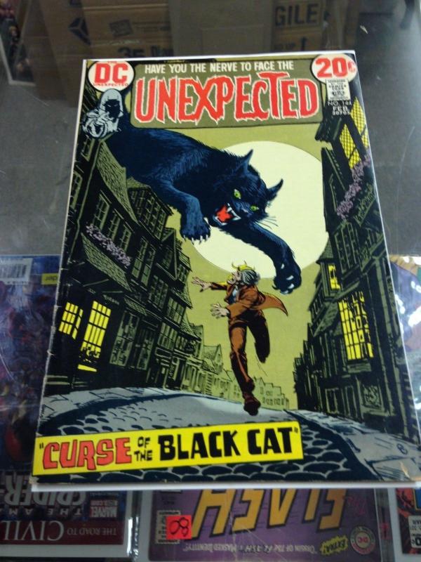 The Unexpected 144 VG/FN Nick Cardy Black Cat Cover  (Feb. 1973)