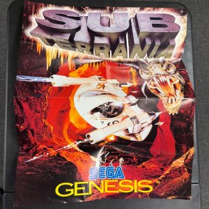 Sub Terrania Sega Genesis Comic Pinup Poster 1994 12 ET14