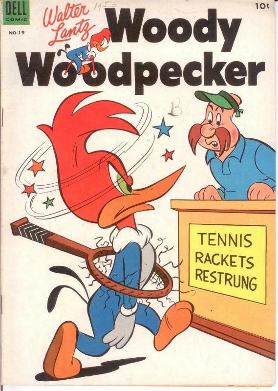 WOODY WOODPECKER 19 VG July 1953 COMICS BOOK