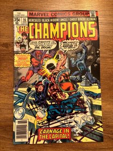 Champions # 16 VF Marvel Comic Book Ghost Rider Angel Black Widow 11 J269