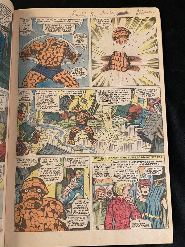 FANTASTIC FOUR #65 First Ronan Appearance, G/VG Condition