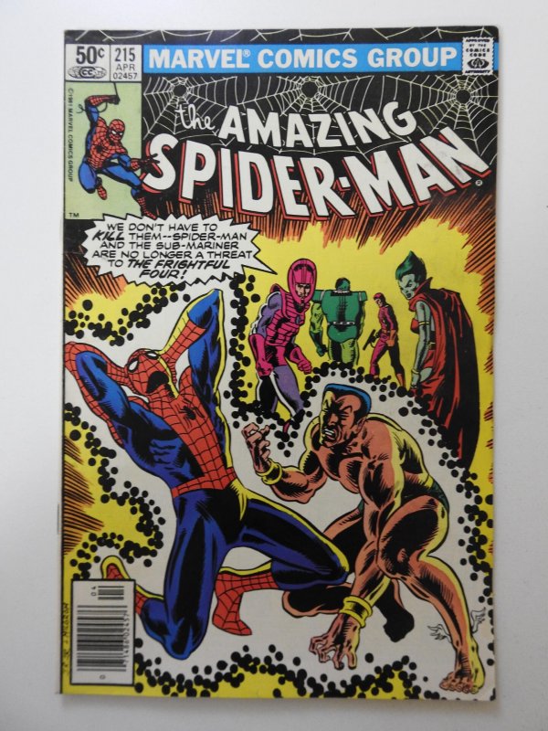 The Amazing Spider-Man #215 (1981) FN- Condition!