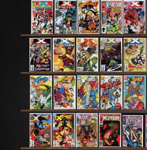 Huge Lot 130+ Comics with X-Factor, X-Force, Checkmate, Doom 2099 & More!